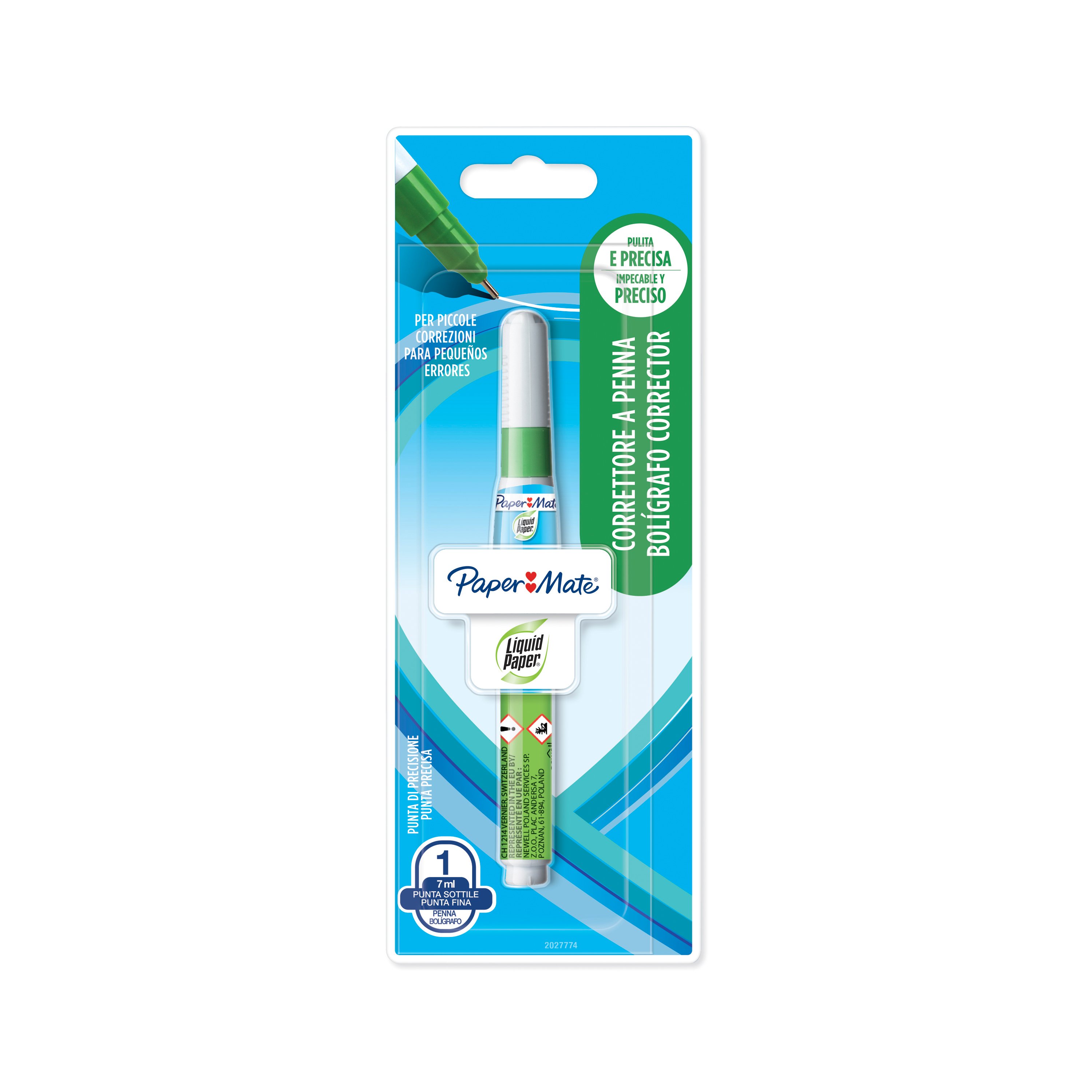 Liquid eraser top